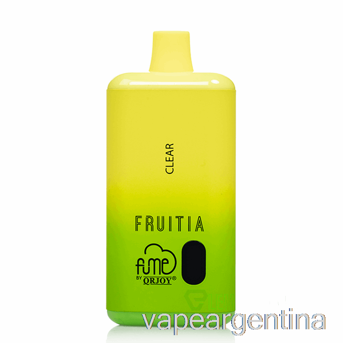 Fruitia X Fume 8000 Vape Desechable Transparente Descartable